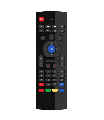 ABS Afstandsbediening van Plastic Omhulsel de Android Geleide TV met LEIDEN Opvlammend Licht